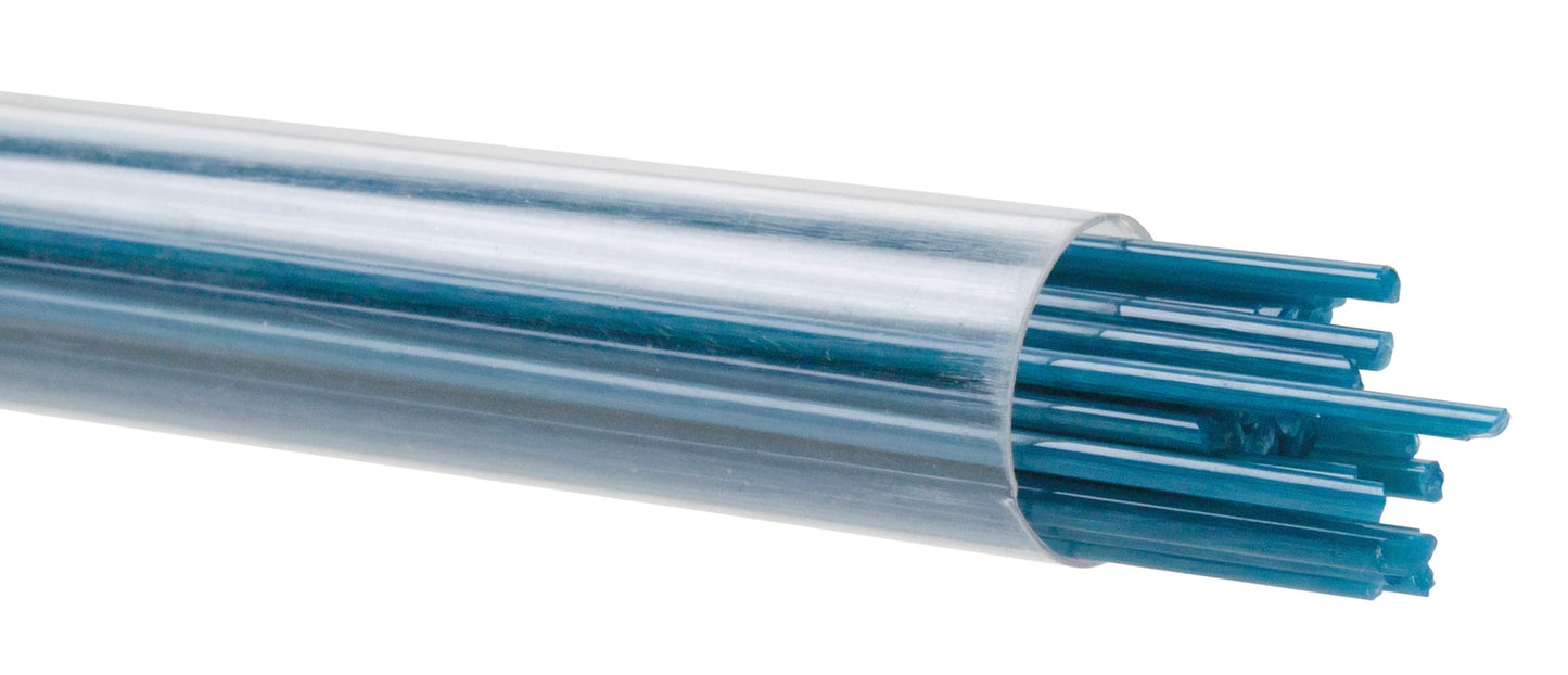 Bullseye COE90 Fusing Glass 000146 Steel Blue Stringer