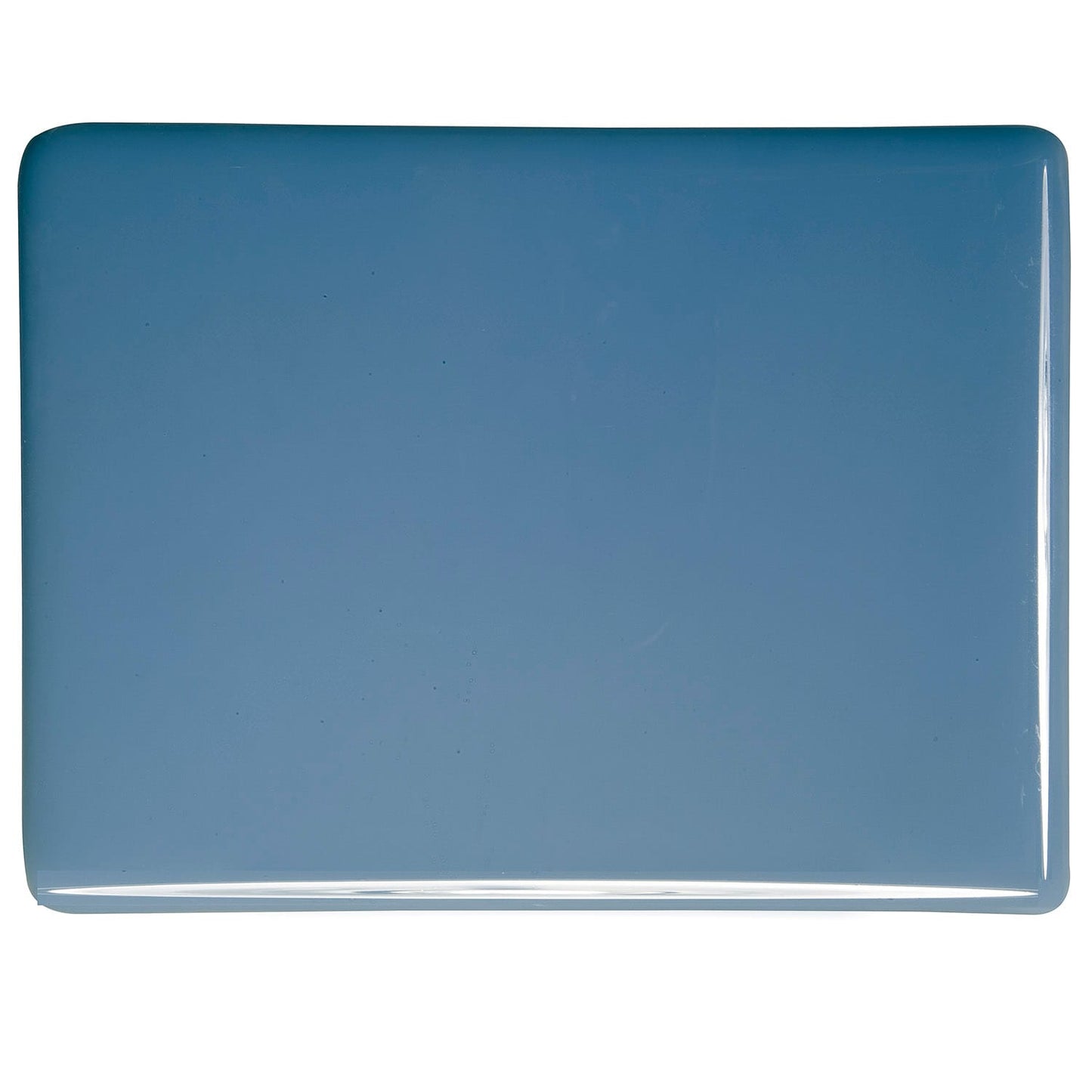 Bullseye COE90 Fusing Glass 000208 Dusty Blue Half Sheet
