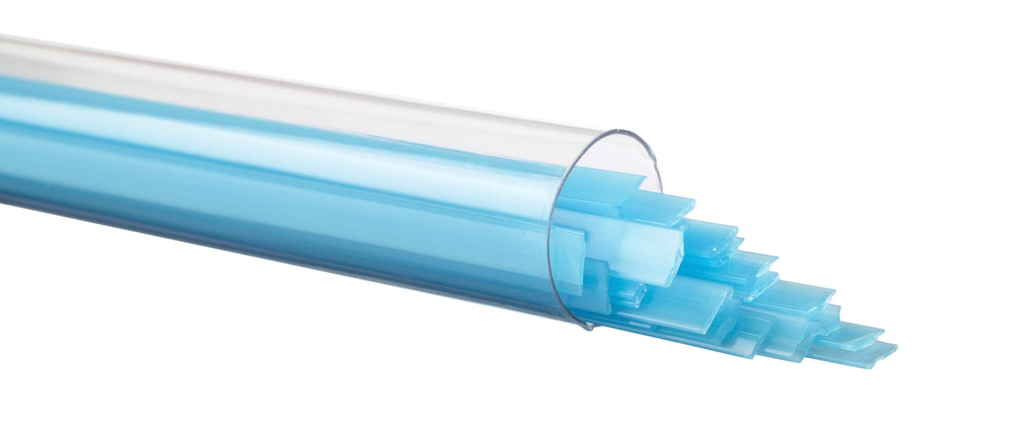 Bullseye COE90 Fusing Glass 000216 Light Cyan Ribbon