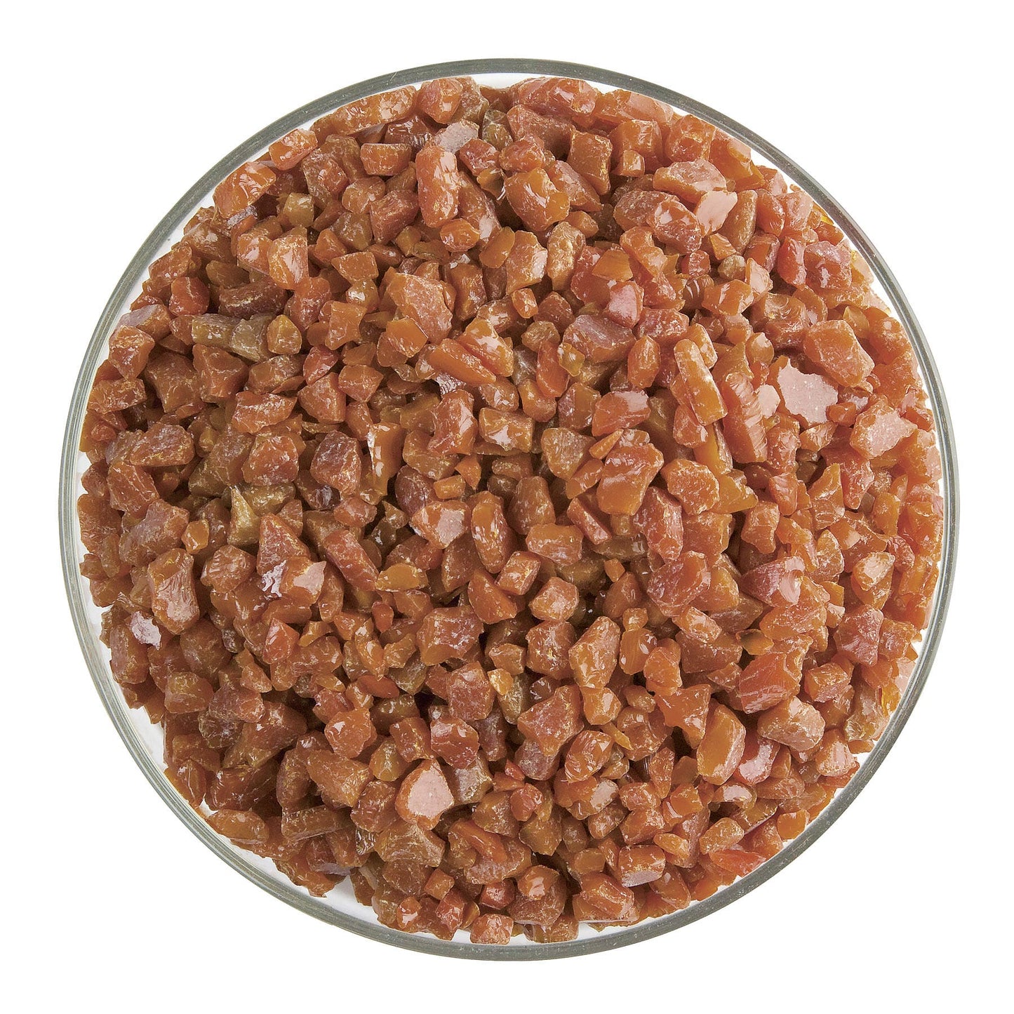 Bullseye COE90 Fusing Glass 000329 Burnt Orange Frit