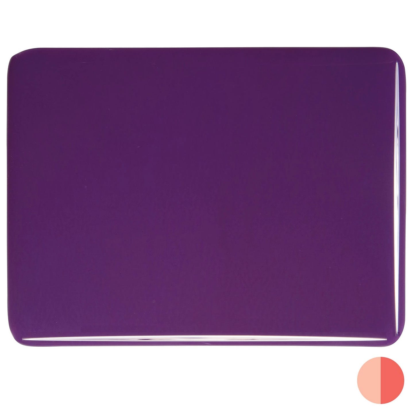 Bullseye COE90 Fusing Glass 000334 Gold Purple Handy Sheet