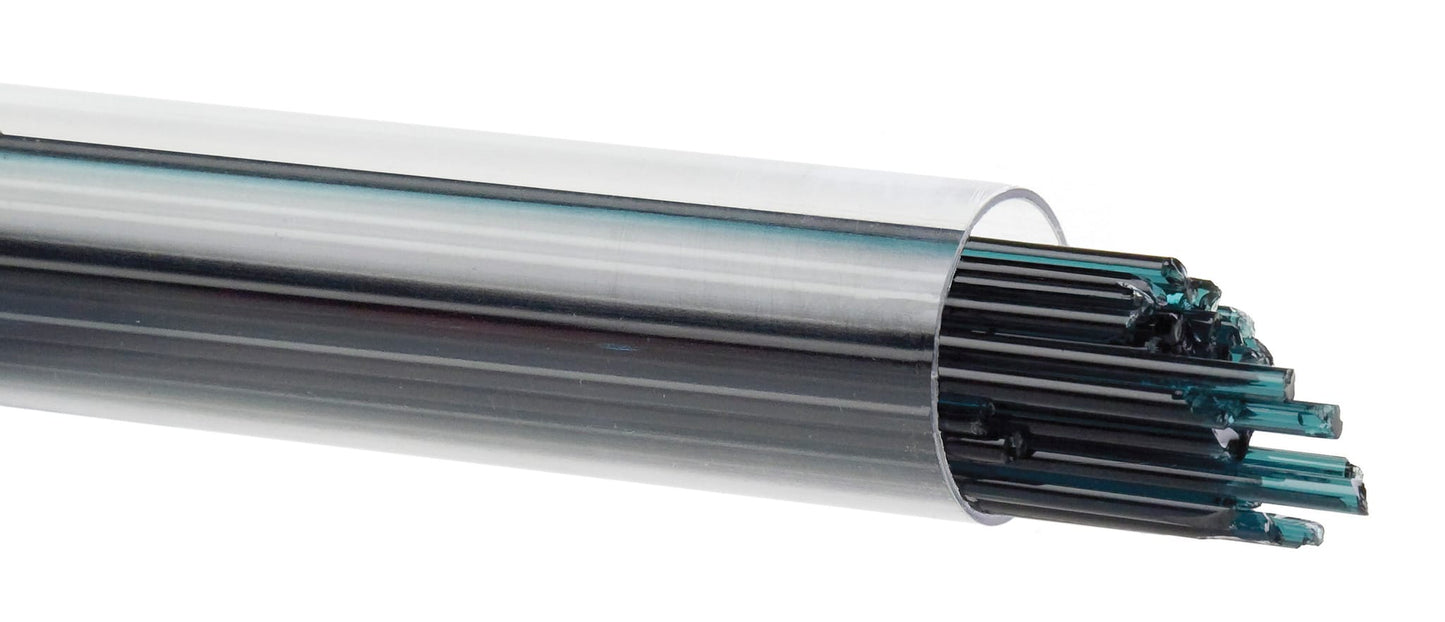 Bullseye COE90 Fusing Glass 001108 Aquamarine Blue Stringer