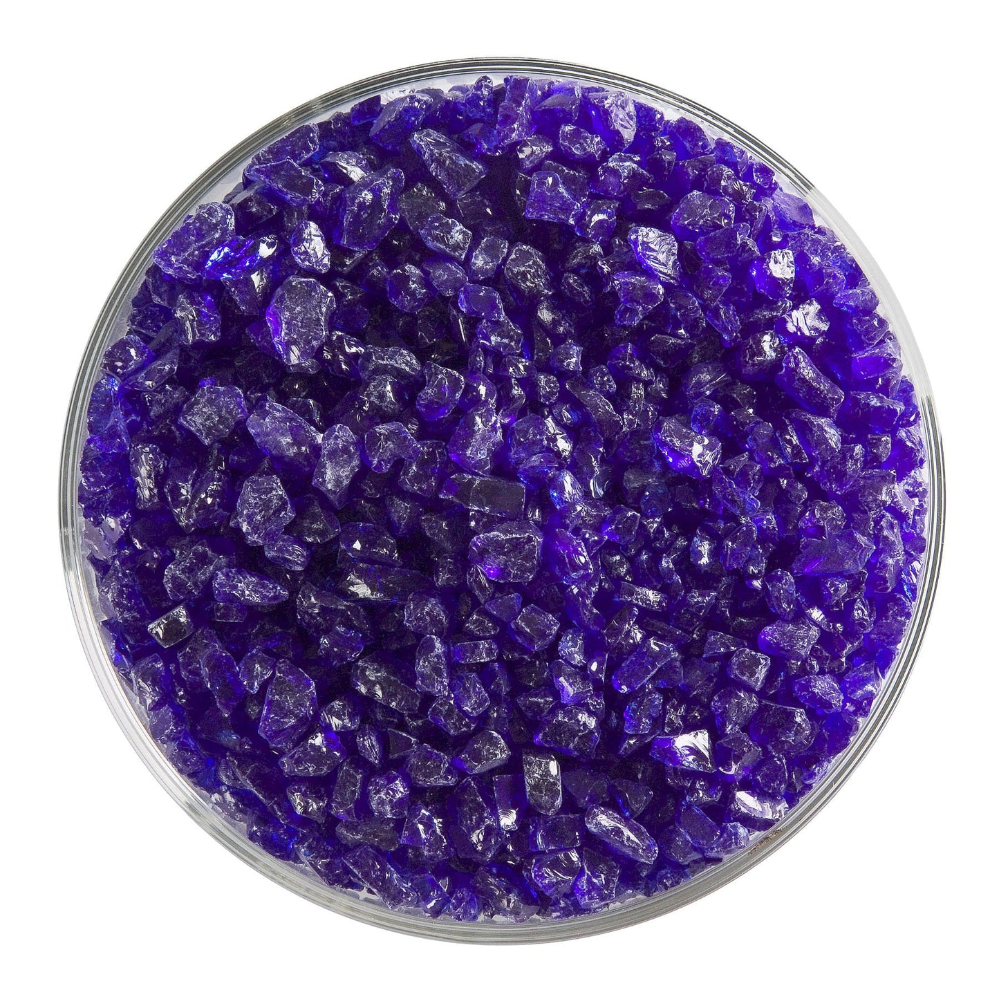 Bullseye COE90 Fusing Glass 001114 Deep Royal Blue Frit