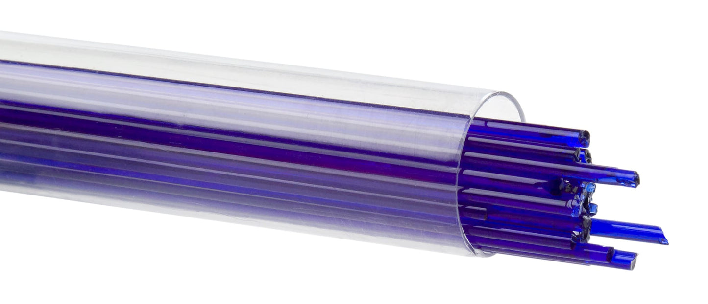 Bullseye COE90 Fusing Glass 001114 Deep Royal Blue Stringer