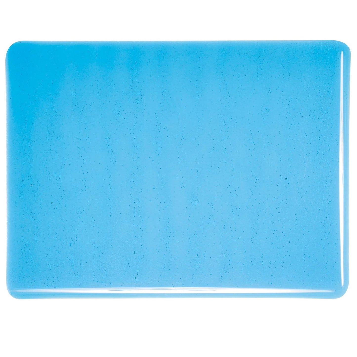 Bullseye COE90 Fusing Glass 001116 Turquoise Blue Half Sheet