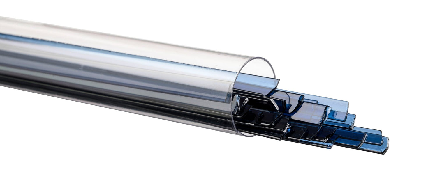 Bullseye COE90 Fusing Glass 001118 Midnight Blue Ribbon