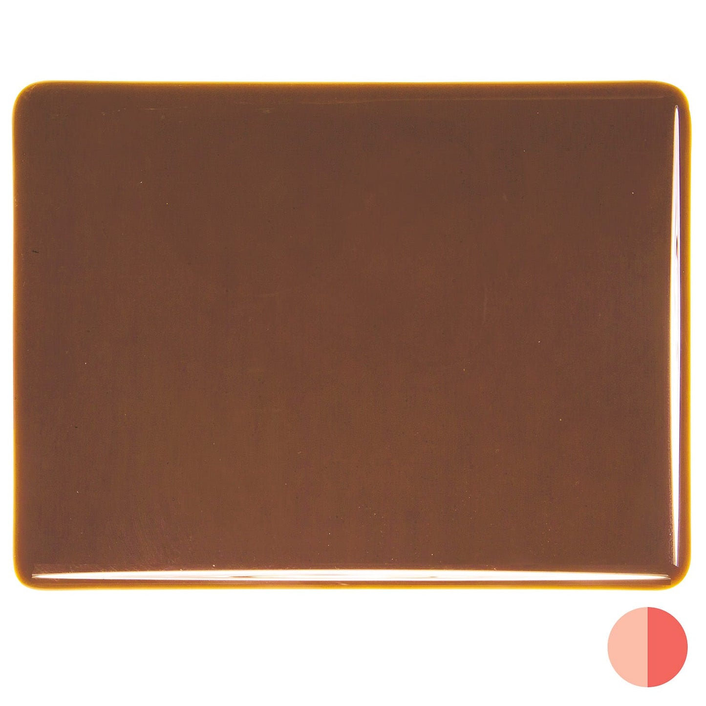 Bullseye COE90 Fusing Glass 001119 Sienna Full Sheet
