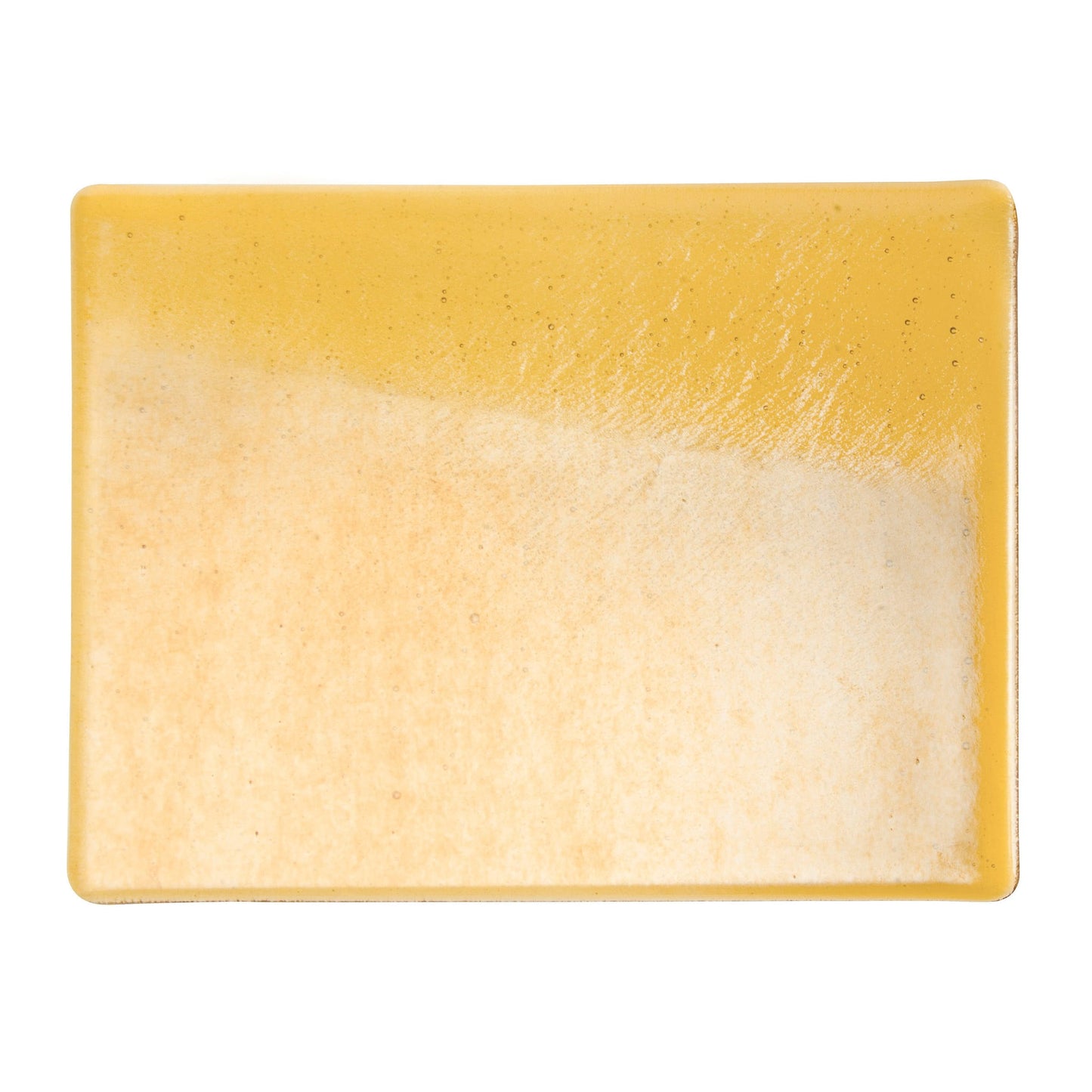 Bullseye COE90 Fusing Glass 001137 Medium Amber, Iridescent, Gold Full Sheet