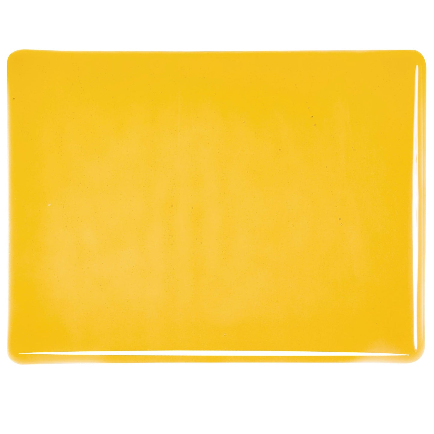 Bullseye COE90 Fusing Glass 001137 Medium Amber Half Sheet