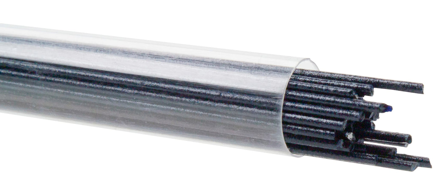 Bullseye COE90 Fusing Glass 001140 Aventurine Blue Stringer