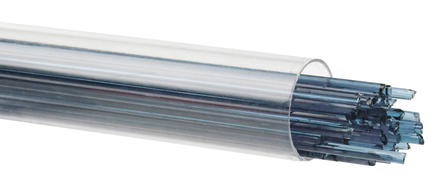 Bullseye COE90 Fusing Glass 001406 Steel Blue Stringer