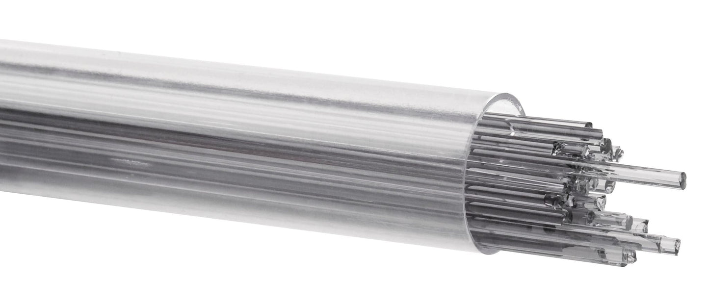 Bullseye COE90 Fusing Glass 001429 Light Silver Gray Stringer