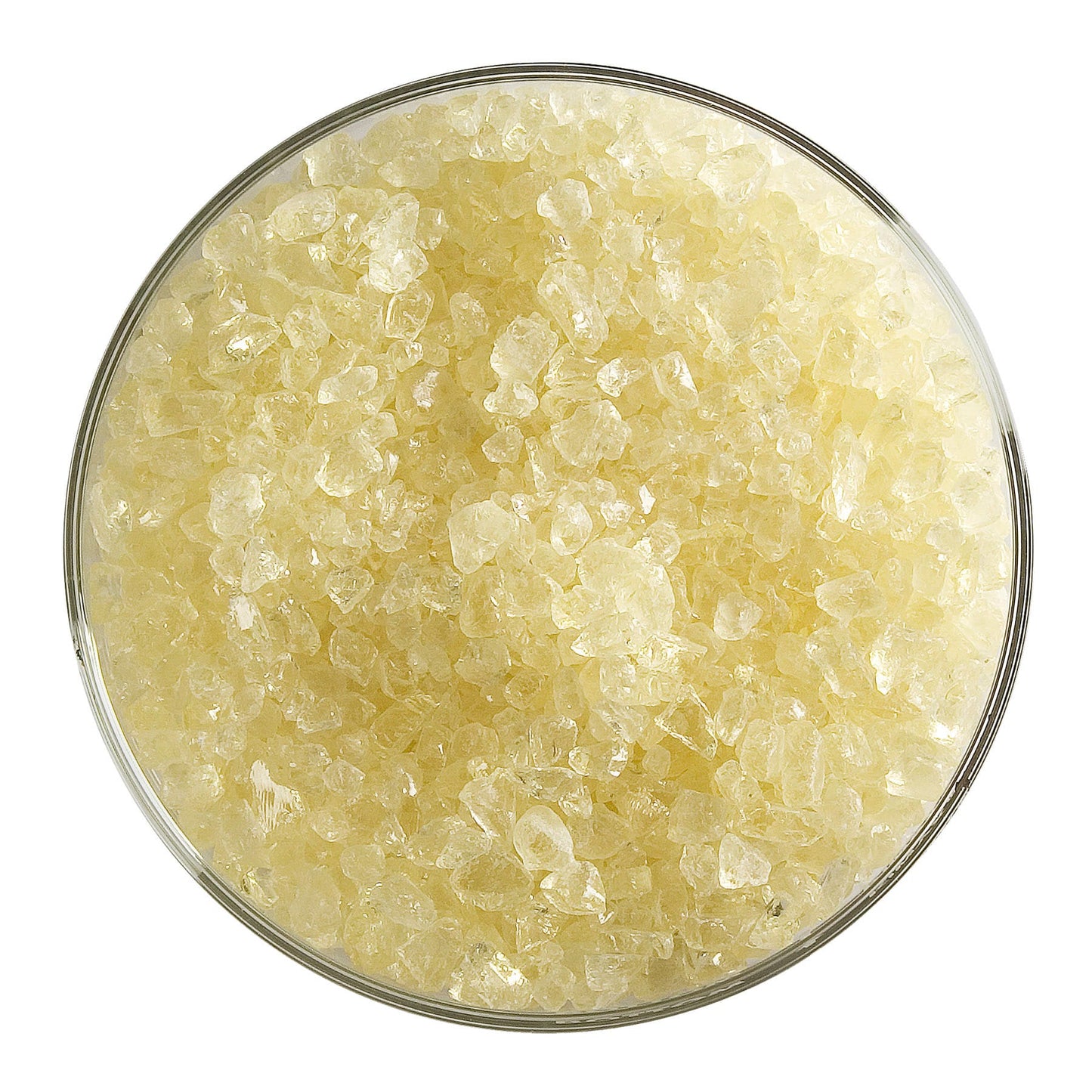 Bullseye COE90 Fusing Glass 001820 Pale Yellow Frit