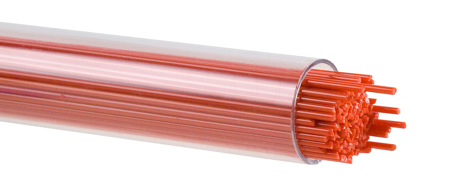 Bullseye COE90 Fusing Glass 000024 Tomato Red Stringer