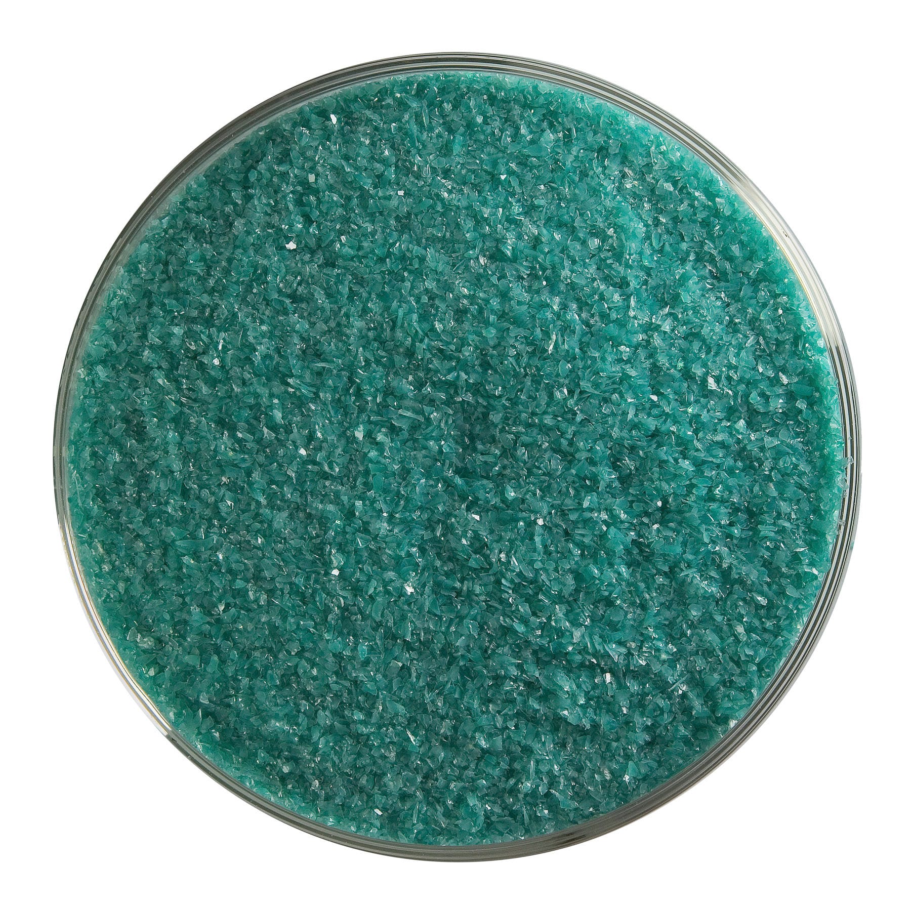 Bullseye COE90 Fusing Glass 000144 Teal Green Frit