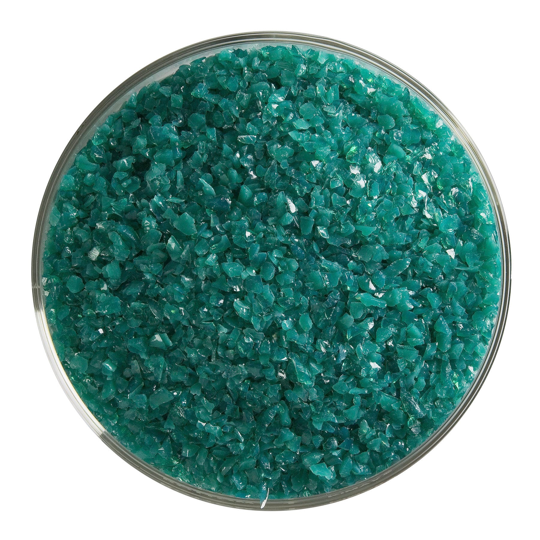 Bullseye COE90 Fusing Glass 000144 Teal Green Frit