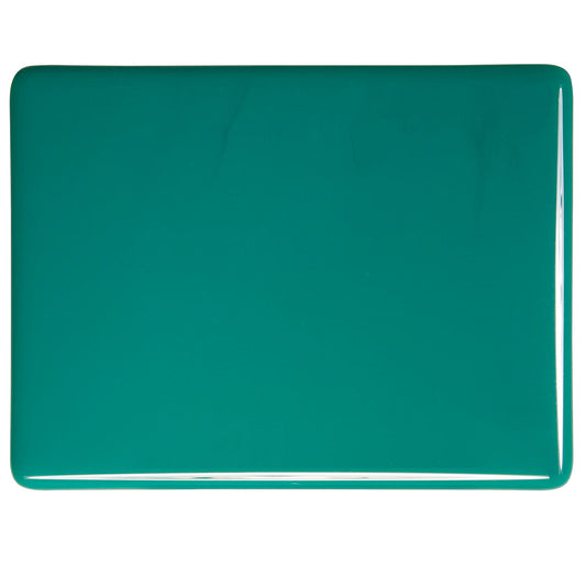 Bullseye COE90 Fusing Glass 000144 Teal Green Handy Sheet