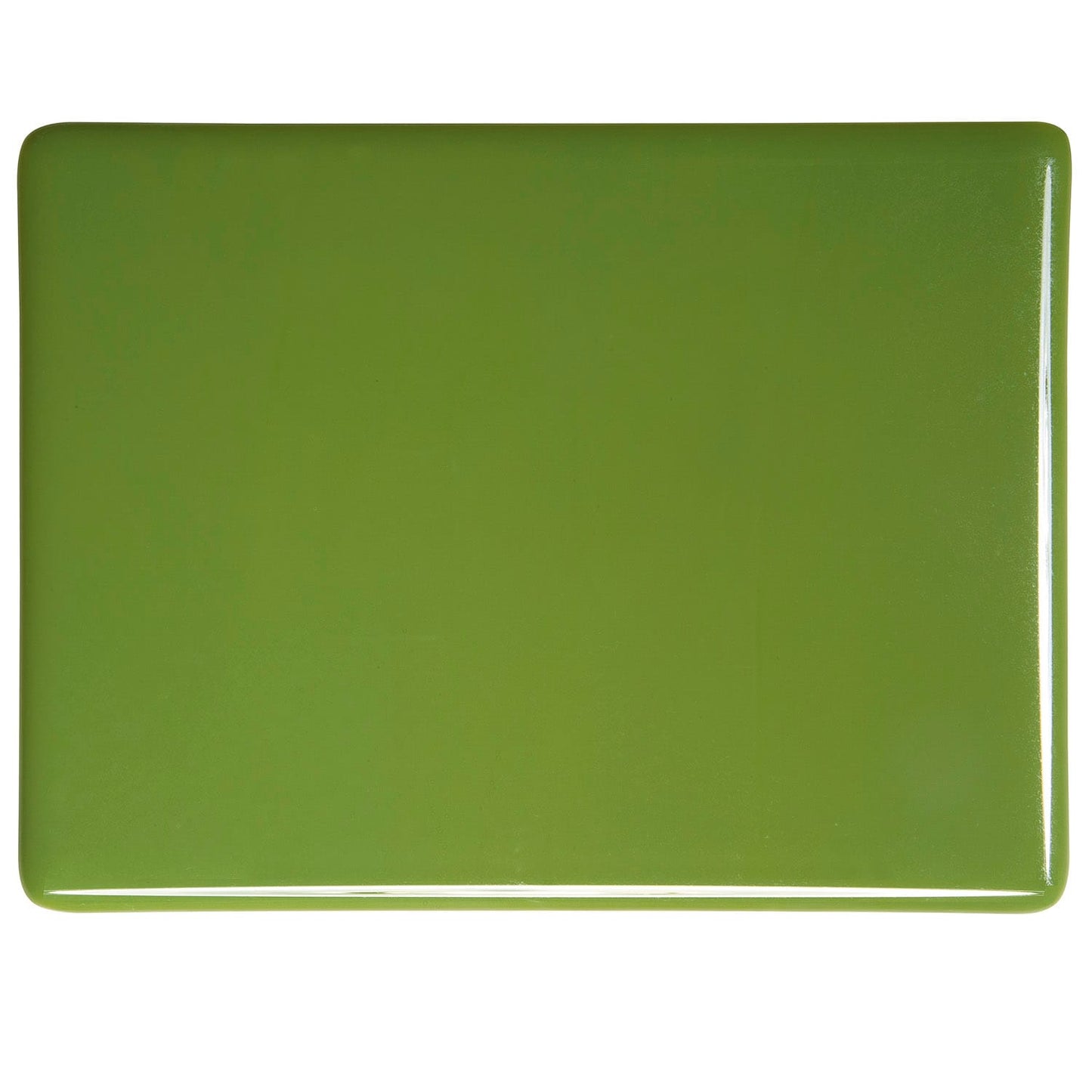 Bullseye COE90 Fusing Glass 000212 Olive Green Handy Sheet
