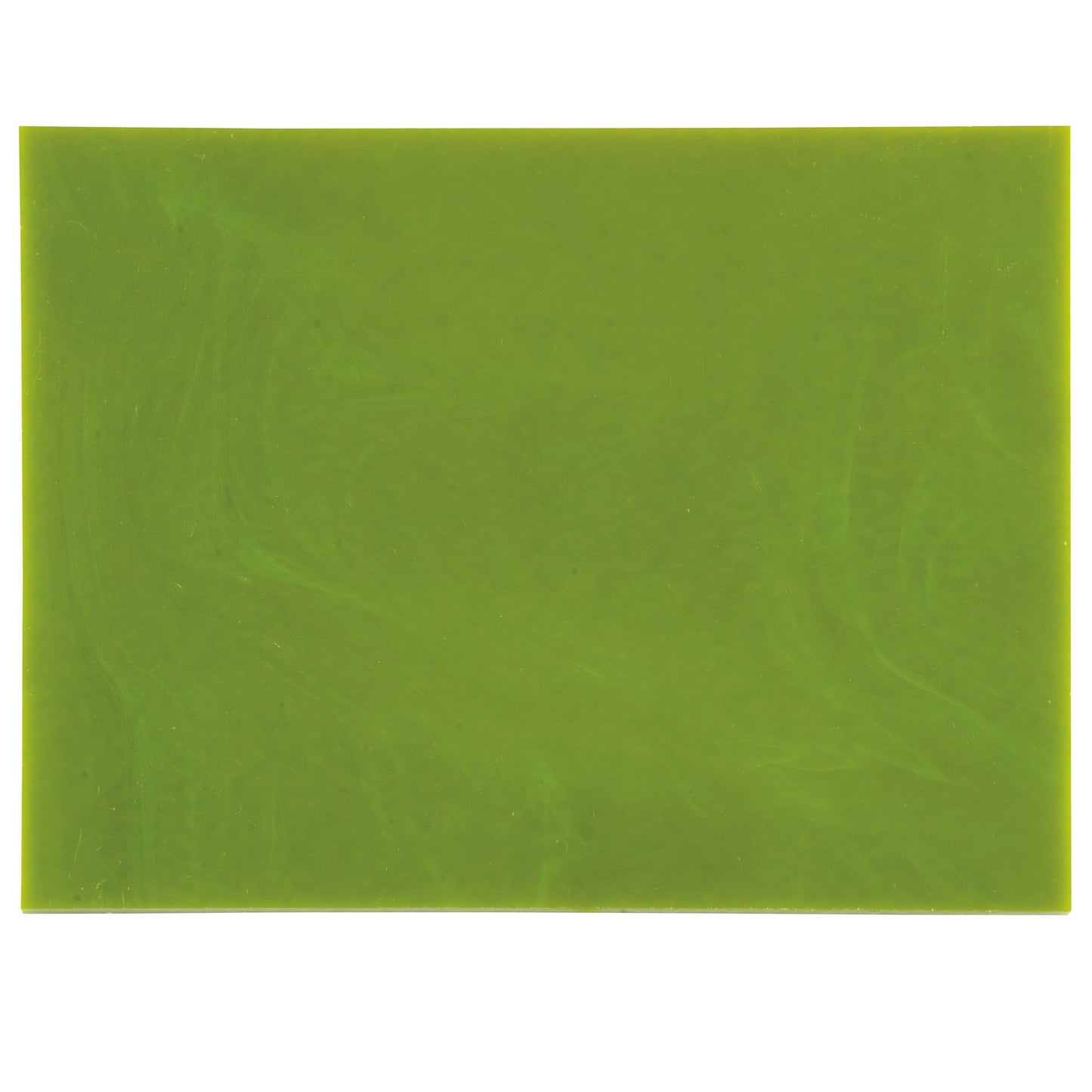 Bullseye COE90 Fusing Glass 000222 Avocado Green Half Sheet