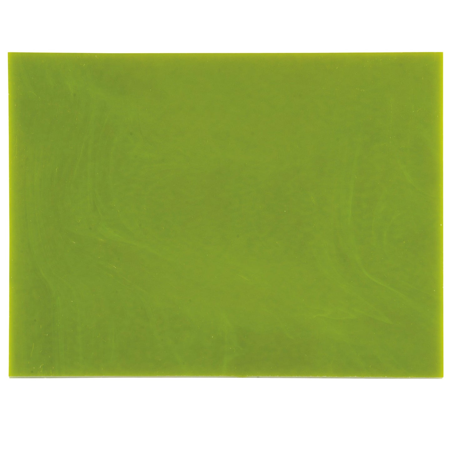Bullseye COE90 Fusing Glass 000222 Avocado Green Half Sheet
