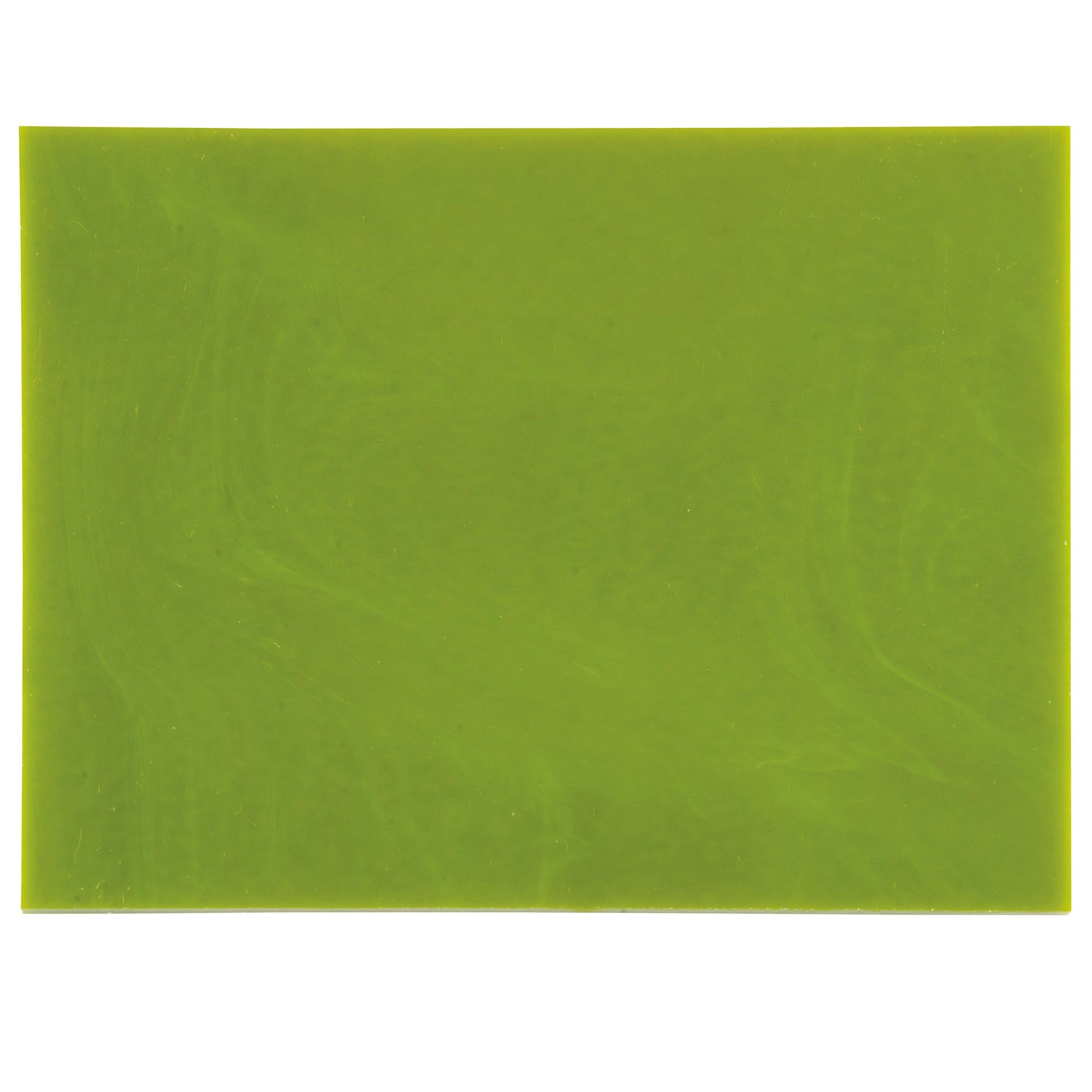 Bullseye COE90 Fusing Glass 000222 Avocado Green Half Sheet