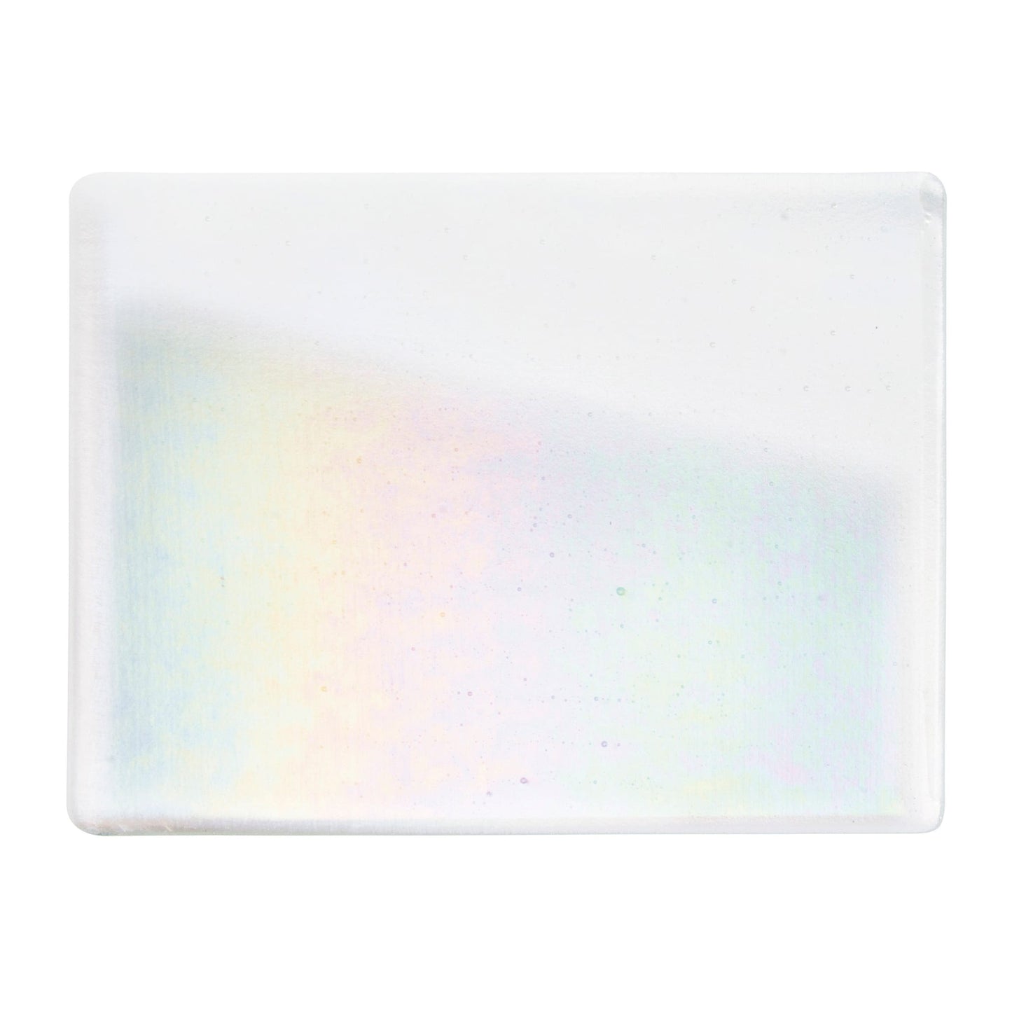 Bullseye COE90 Fusing Glass 001009 Reactive Ice, Iridescent, Rainbow Full Sheet