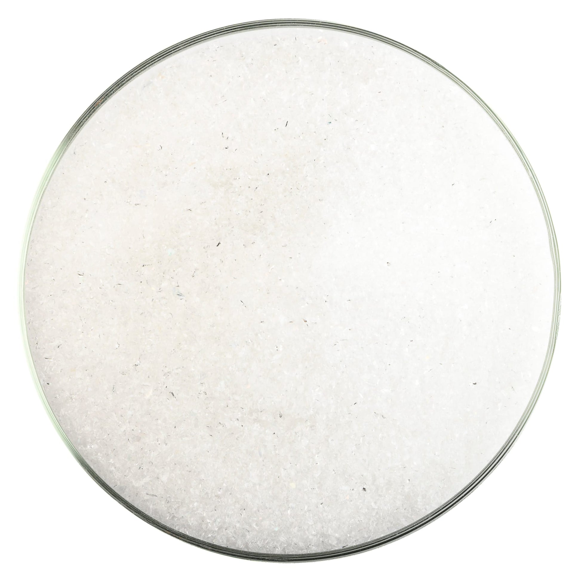 Bullseye COE90 Fusing Glass 001101 Clear, Iridescent Frit