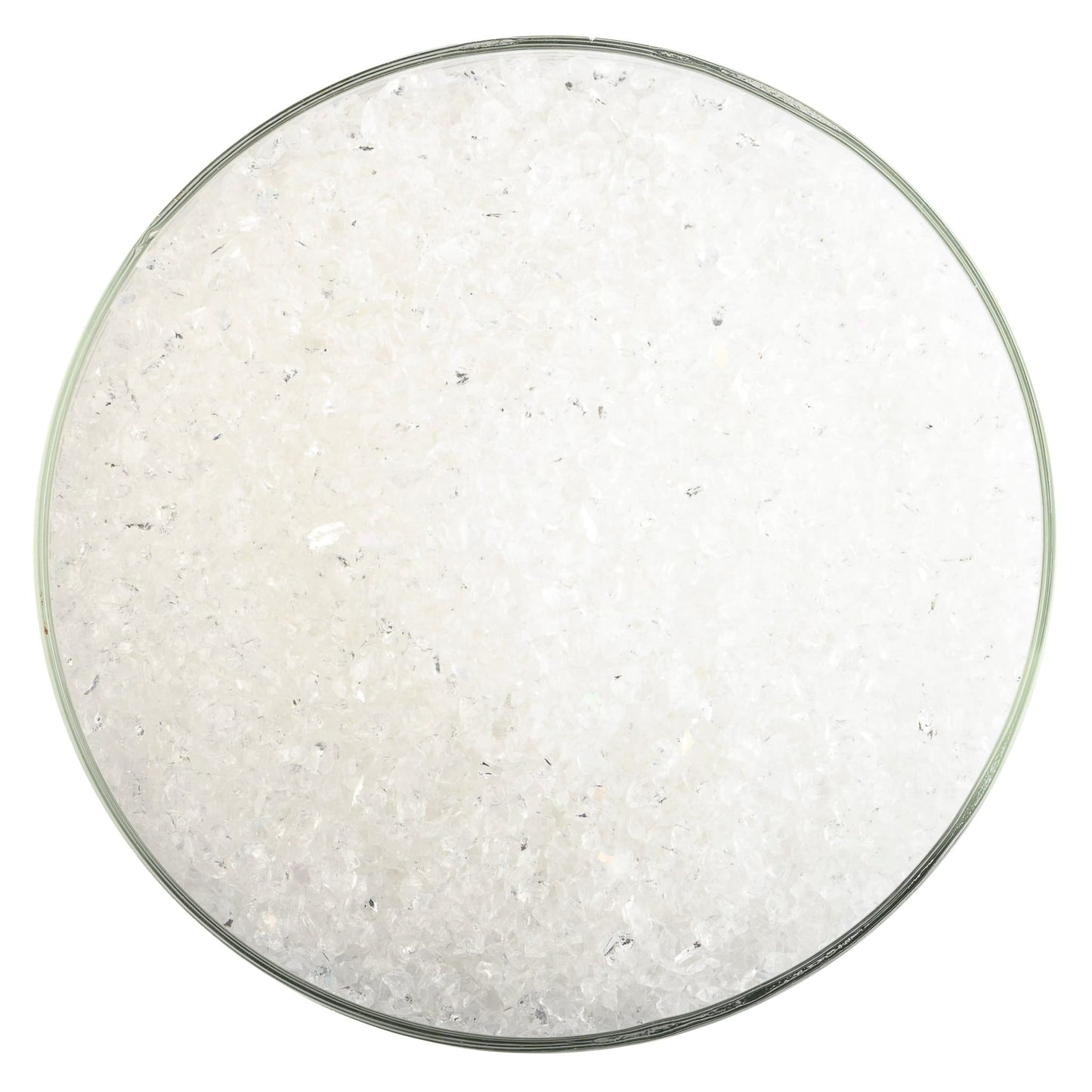 Bullseye COE90 Fusing Glass 001101 Clear, Iridescent Frit