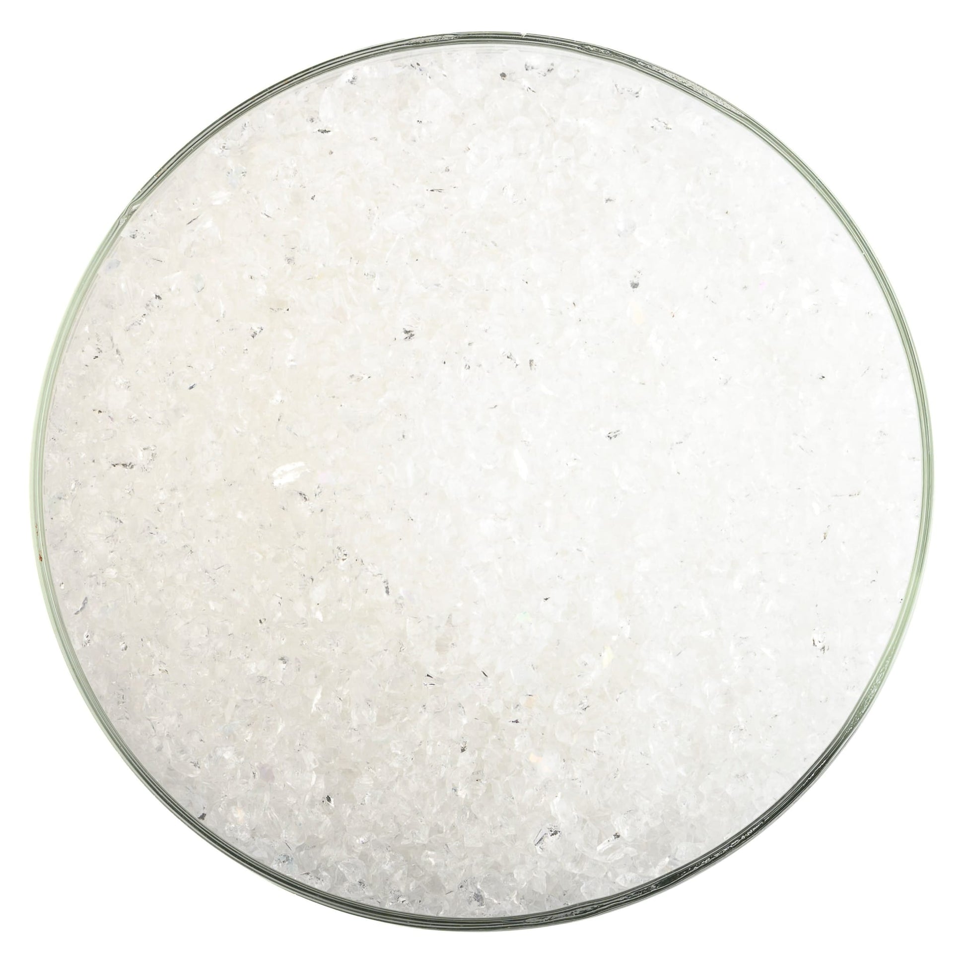 Bullseye COE90 Fusing Glass 001101 Clear, Iridescent Frit