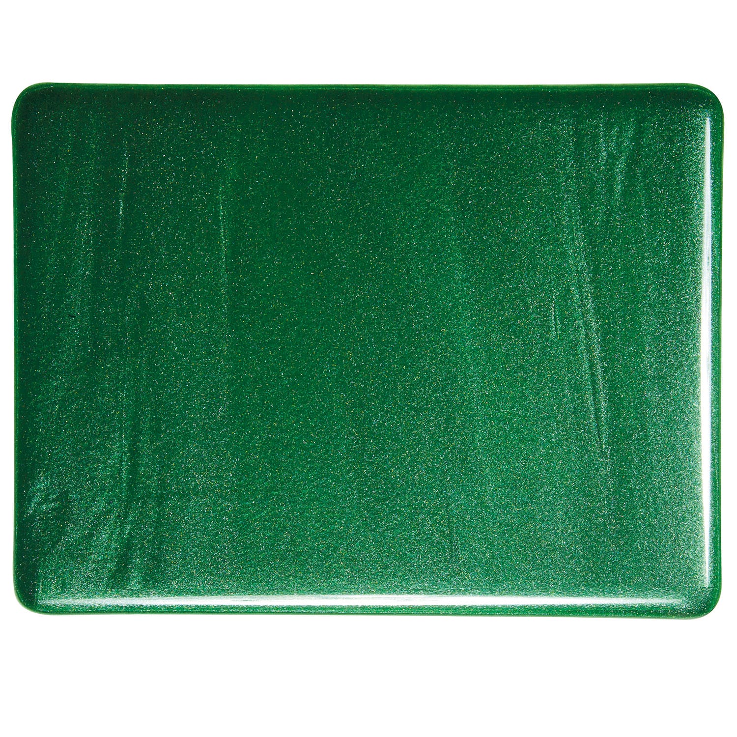 Bullseye COE90 Fusing Glass 001112 Aventurine Green Half Sheet