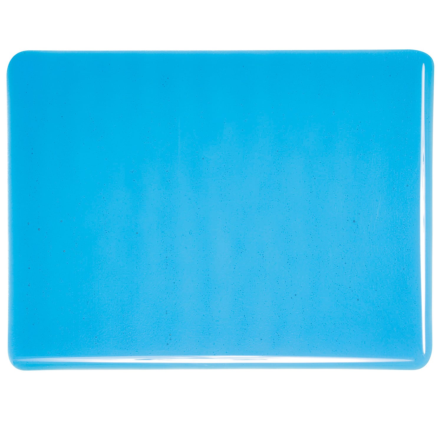 Bullseye COE90 Fusing Glass 001116 Turquoise Blue Full Sheet