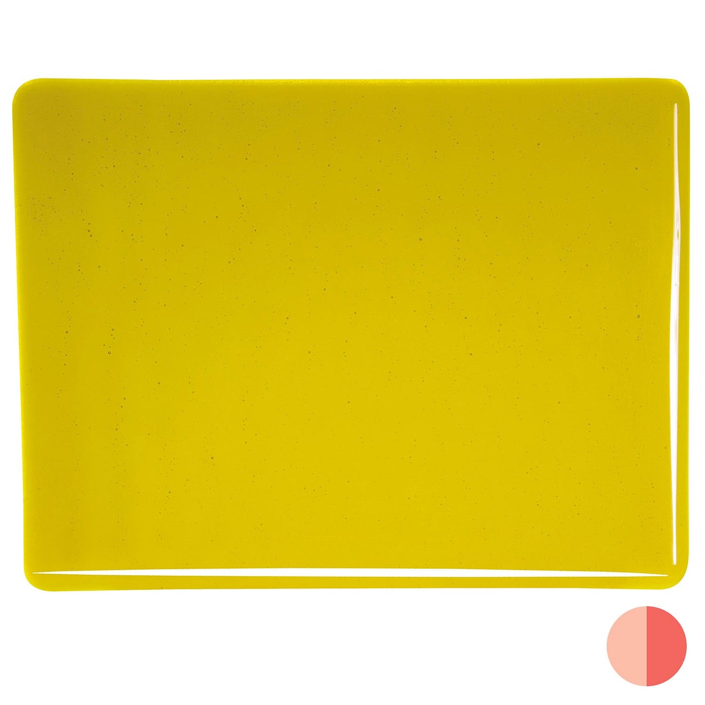 Bullseye COE90 Fusing Glass 001126 Chartreuse Half Sheet