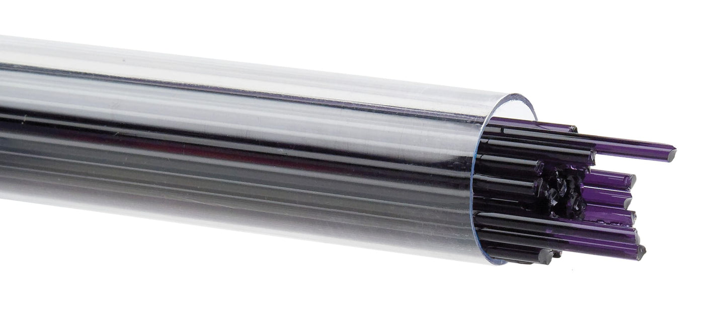 Bullseye COE90 Fusing Glass 001128 Deep Royal Purple Stringer