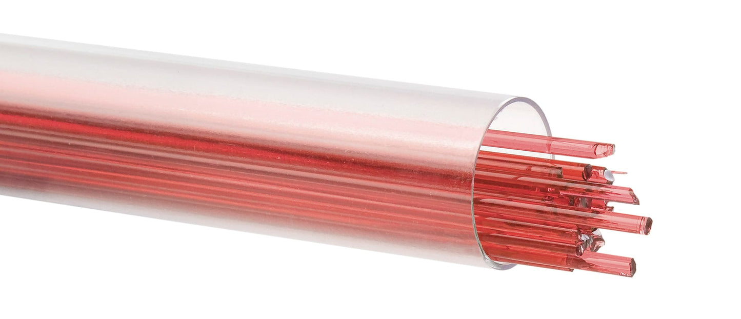 Bullseye COE90 Fusing Glass 001305 Sunset Coral Stringer