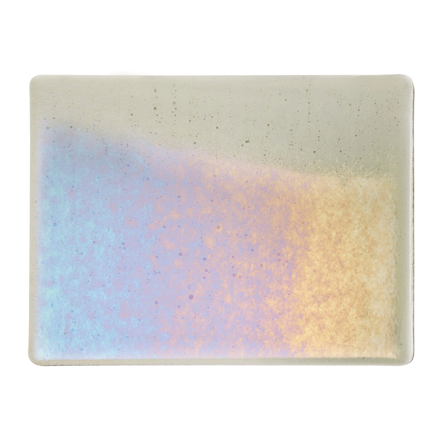 Bullseye COE90 Fusing Glass 001449 Oregon Gray, Iridescent, Rainbow Full Sheet