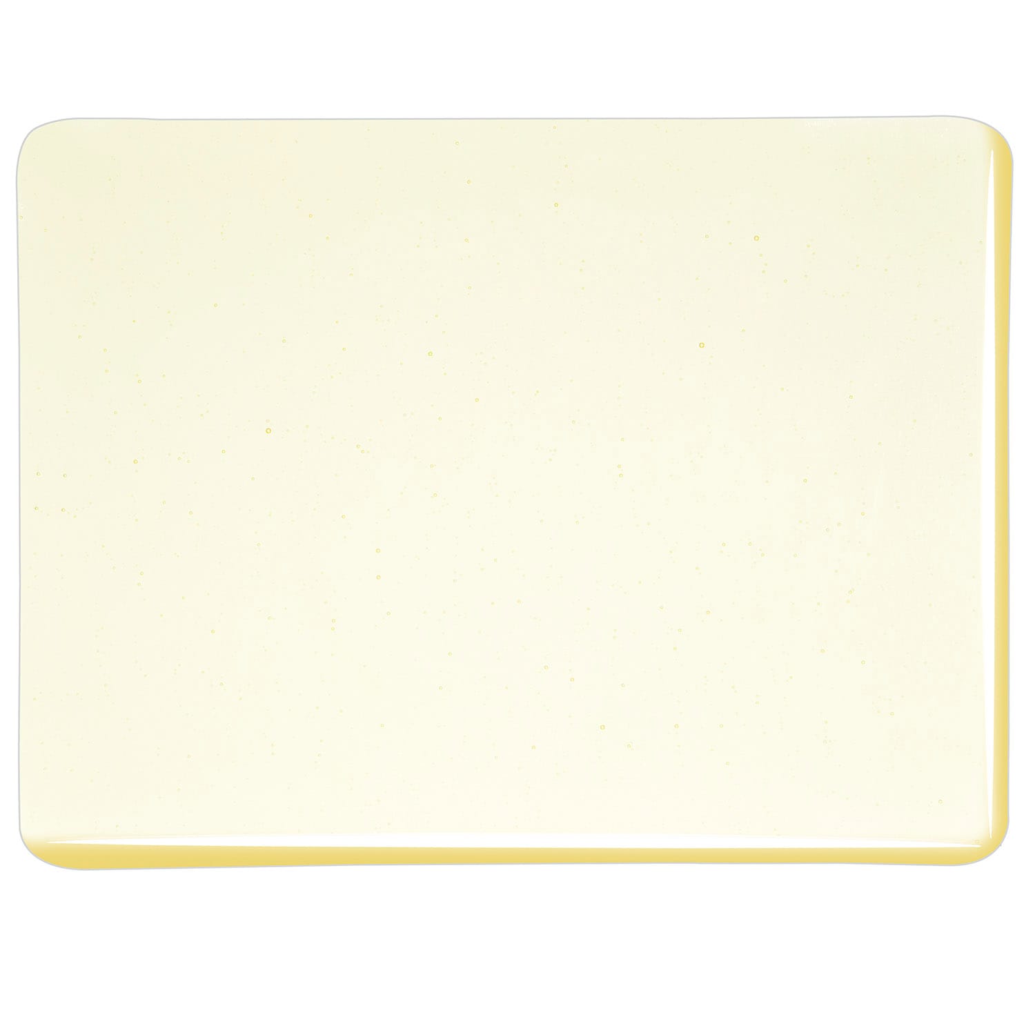 Bullseye COE90 Fusing Glass 001820 Pale Yellow Tint Half Sheet
