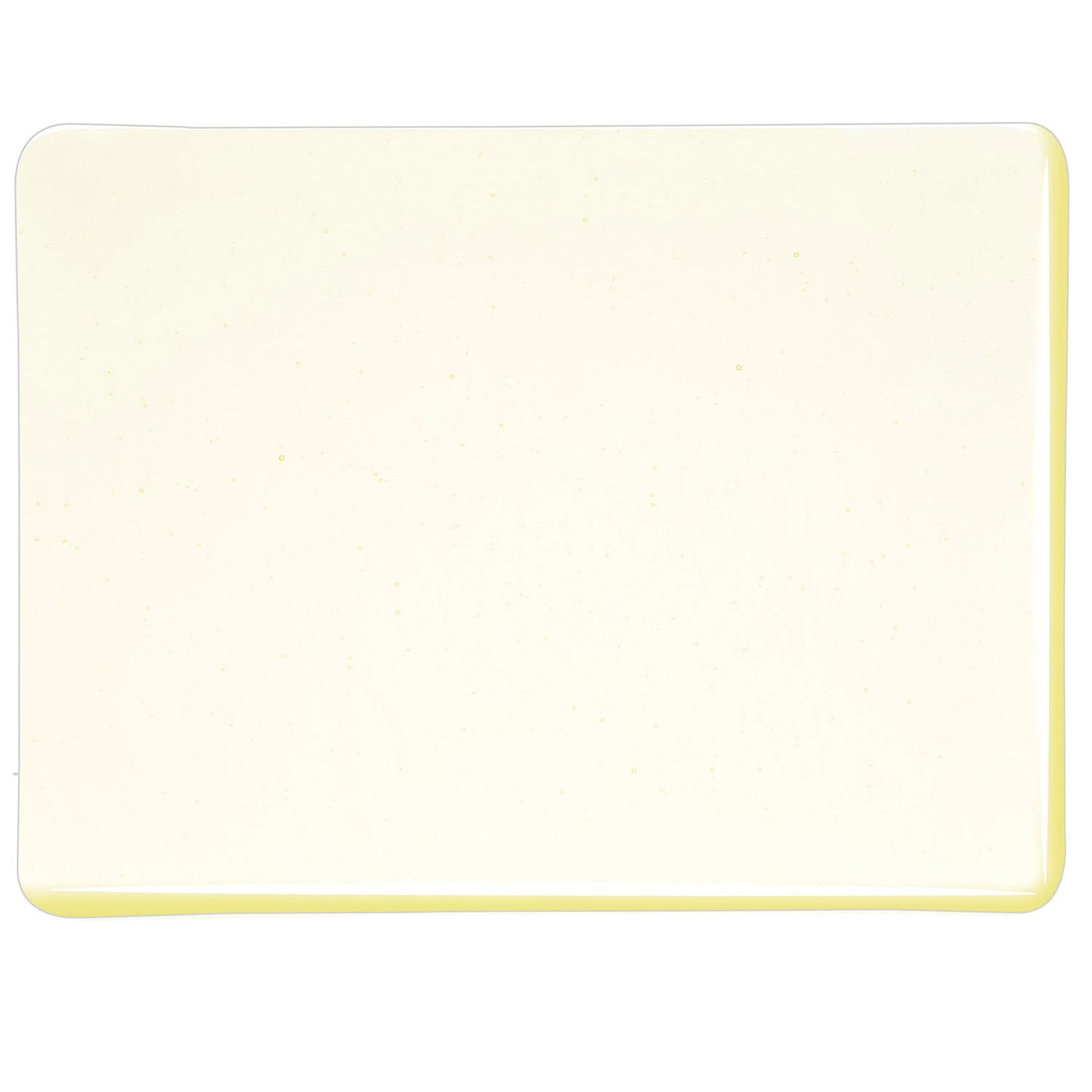 Bullseye COE90 Fusing Glass 001920 Lemon Yellow Tint Half Sheet