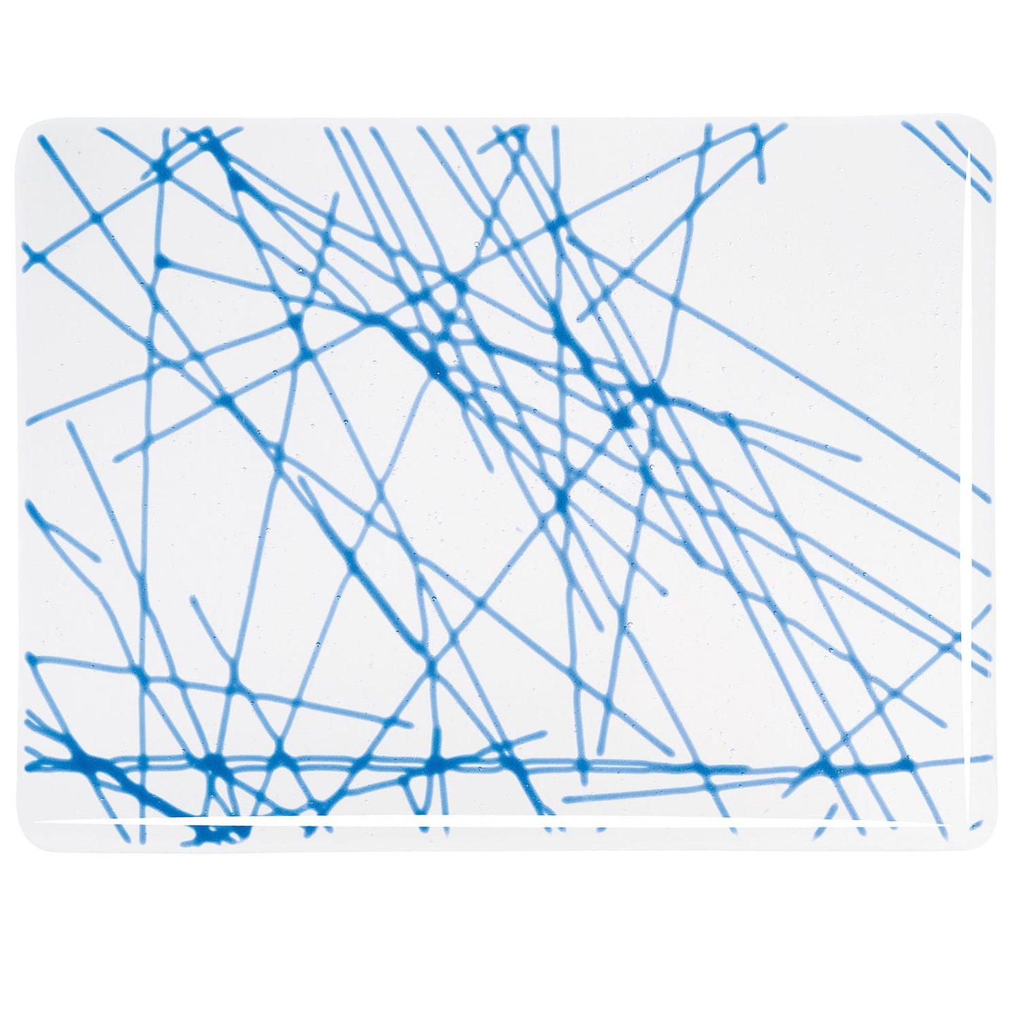 Bullseye COE90 Fusing Glass 004414 Blue  Chopstix Full Sheet